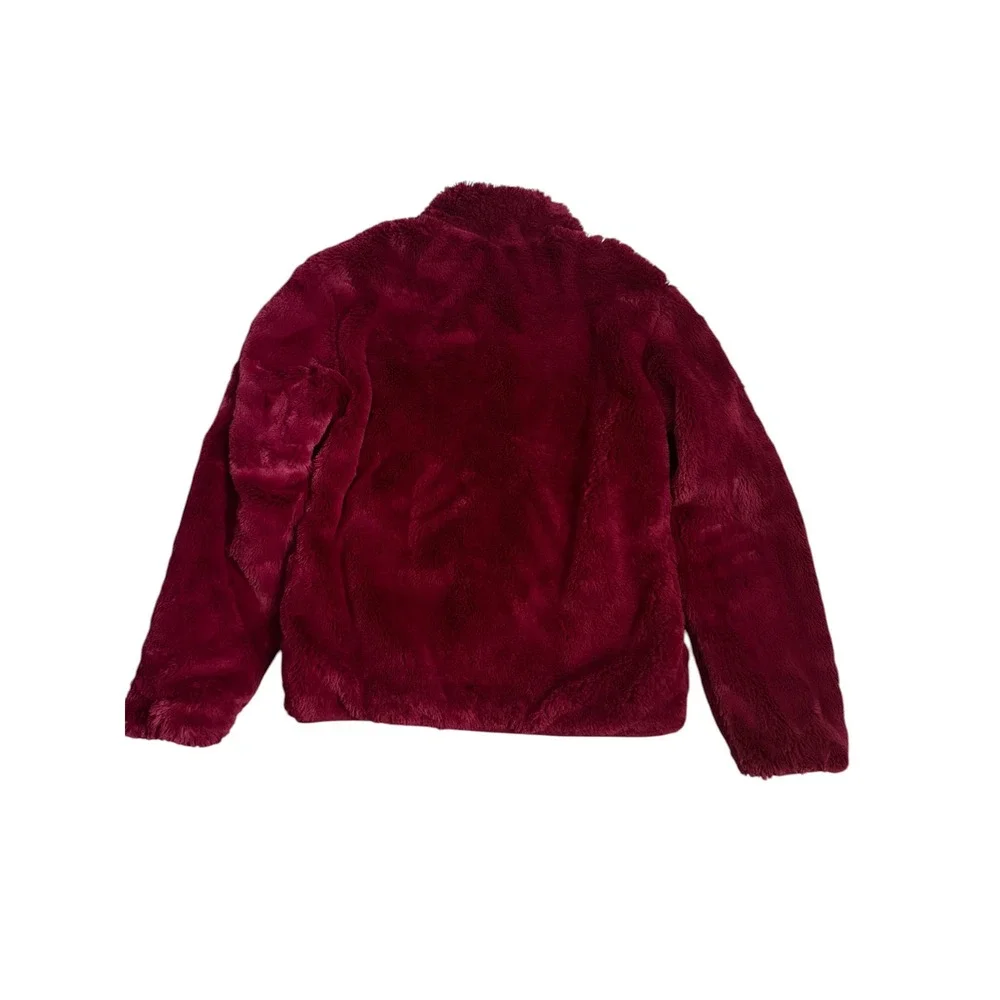The North Face Girls Reversible Mossbud Swirl Jacket Floral Burgundy Large 12‎